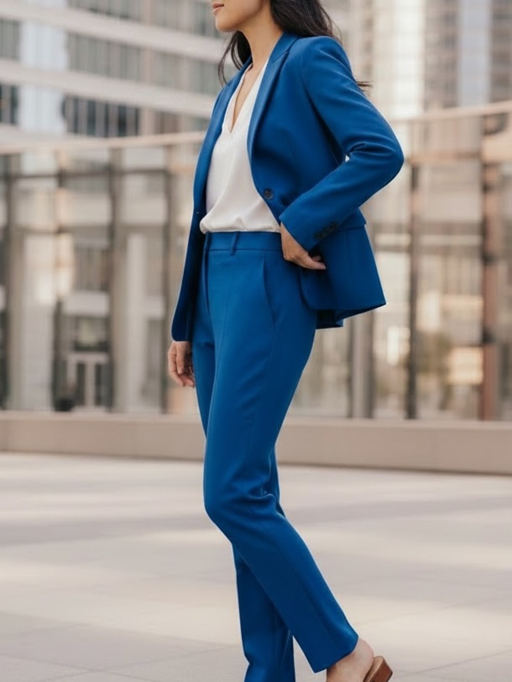 BR Women's Pantsuit Set - Tulum Blue - Picture 2 of 11